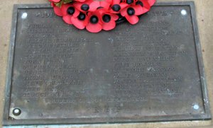 Cottingley war memorial calvary &copy; Anne C. Brook, 2010