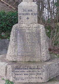 Kingston war memorial before grant works &copy; Kingston PC 2014