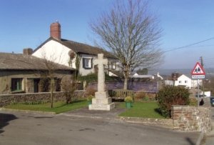 Petrockstowe war memorial after work © Petrockstowe Parish Council, 2005
