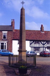 Helperby war memorial after work © J N Denison 2006