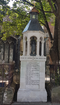 WM942 Huntingdon obelisk after works © Huntingdon Town Council, 2018