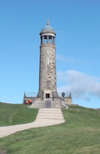 Crich Stand war memorial lighthouse cMercian Regiment, 2015