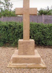 Marshwood war memorial after work © Upper Marshwood Vale PC 2007