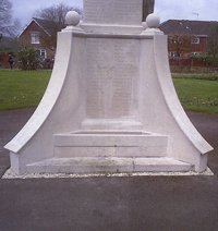 Improved legibility of inscriptions after cleaning © Test Valley Borough Council, 2011
