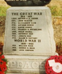 Dun war memorial &copy; Agnes Mitchell 2000