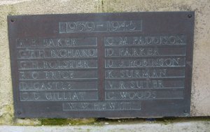 Merrow war memorial cross © A. Cawsey, 2010