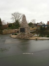 WM1719 Worth memorial cairn &copy; John Stone, 2012