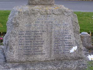 Ashbury war memorial before work © Ashbury Parish Council, 2008