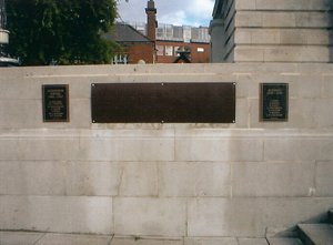 Leek war memorial with new plaques © Leek Town Council 2005