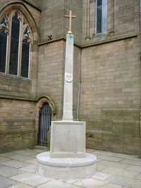 St Matthew with Holy Trinity war memorial © G Martin, 2013