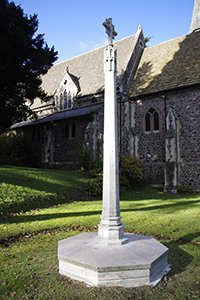 North Malvern war memorial after grant works © Holy Trinity Church PCC 2014