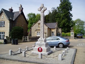 Turvey war memorial © Turvey PC, 2014