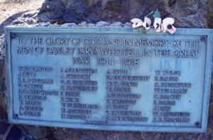 Little Dawley war memorial cross &copy; Anthony Bradbury, 2010