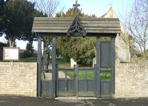 Coveney war memorial lychgate &copy; S Joyce 2010