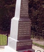 Gaddesby obelisk after © Gaddesby PC, 2009