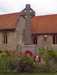 Cuddington war memorial before work &copy; Cuddington PC, 2008