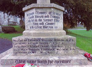 Coombe Bissett war memorial after grant works © Deborah James 2014
