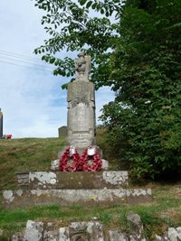 Memorial prior to conservation work © Pyons Group Parish Council, 2010