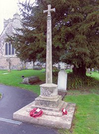 Coombe Bissett war memorial after grant works © Deborah James 2014