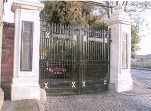 Newport Rugby Gates after work © Friends of Newport Rugby Trust, 2006