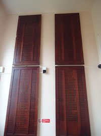 Men of Ludlow war memorial plaeques after work © Ludlow Town Council, 2015 