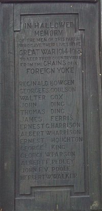 Coveney war memorial lychgate © J Alexander 2010