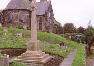 Helsby war memorial after work © Helsby Parish Council, 2005