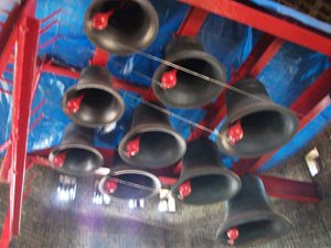 The bells after conservation and repair © Philippa King, 2011