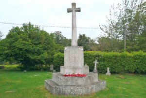 Brantham war memorial cross &copy; A Bradbury 2009