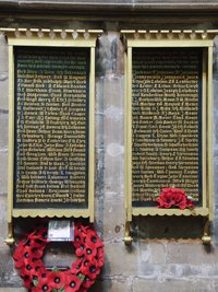 Plaques relocated to St Mary's Church © Ian Miller, 2011