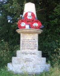 WM918 Eastcombe obelisk after works © Bisley-With-Lypiatt Parish Council 2018