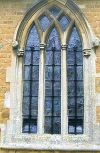 The exterior of the window after grant works © All Saints' Church Hoby, 2011