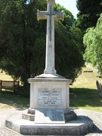 Loose war memorial before grant works Â© J Capon, 2011