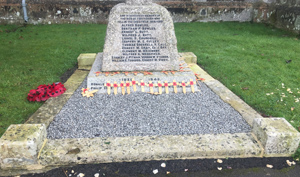 Semley war memorial cross cSedgehill and Semley Parish Council, 2017