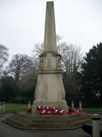 The memorial before grant works © Bishop's Stortford Town Council, 2011