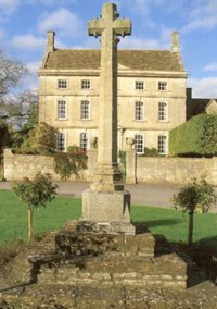 Biddestone war memorial before work &copy; Biddestone and Slaughterford Parish Council, 2008
