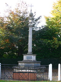 Irthlingborough war memorial cross cIrthlingborough Town Council, 2015