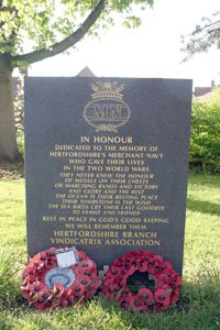 Hertford Merchant Navy memorial © Brian Wingate, 2010