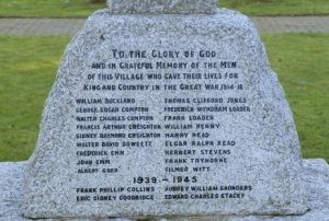 Broad Chalke memorial after work © Broad Chalke Parish Council, 2007
