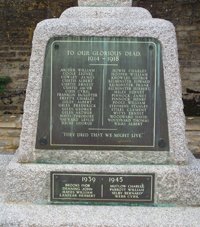 Cricklade war memorial after work © WMT 2008