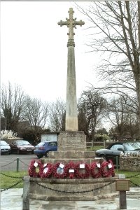 Minster Lovell war memorial new site © Minster Lovell Parish Council, 2006