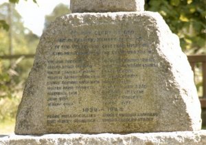 Broad Chalke memorial before work © Broad Chalke Parish Council, 2007