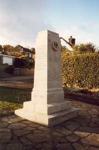 Tittensor war memorial after work © K Saunders 2003