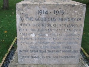 Church Langton war memorial © Church Langton PC, 2013