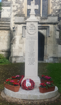 Ivinghoe war memorial cross cIvinghoe Parish Council, 2017