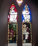 Laurencekirk memorial window after work © Laurencekirk Church of Scotland, 2015 