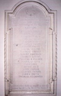 Assington war memorial plaque &copy; Assington P. C. C., 2006