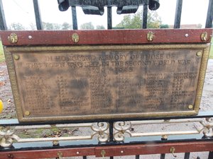 Stowmarket war memorial before grant works © Stowmarket Town Council 2014