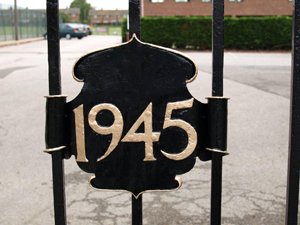 Repaired date plaque © Saxilby with Ingleby Parish Council, 2011