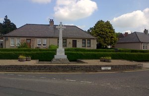 Dundonald war memorial before work © Dundonald Community Council, 2014